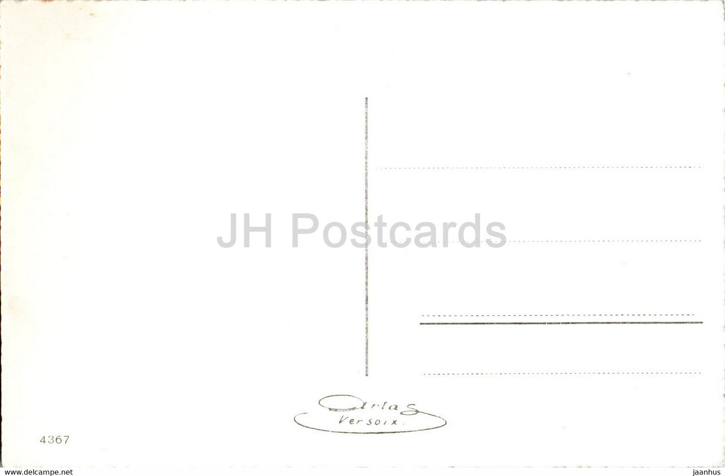 D'Orsières à Ferret 1700 m - 4367 - carte postale ancienne - Suisse - inutilisée