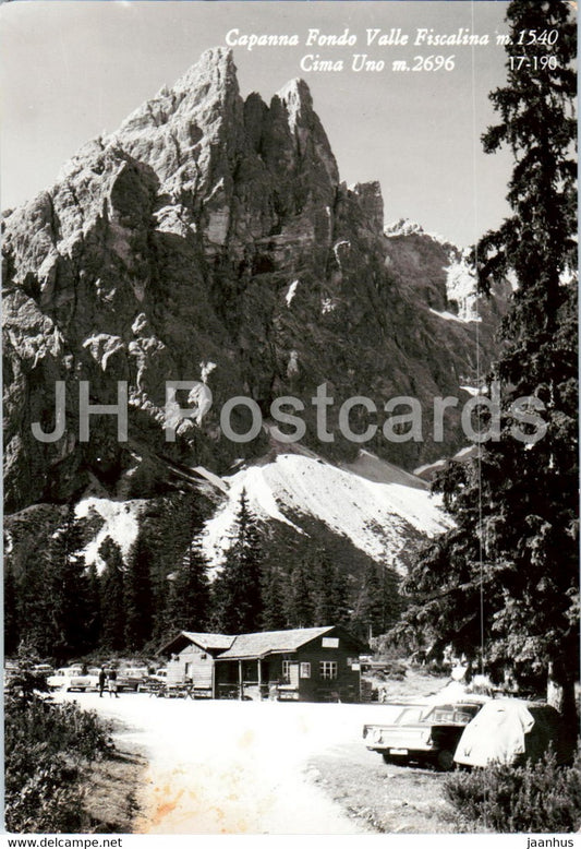Talschlusshutte - Fischleinboden - Inser Kofel - Capanna Fondo Valle Fiscalina - Cima Uno - 1969 - Italy - used - JH Postcards