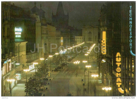 Praha - Prague - pedestrian zone in the Na prikope street - Czechoslovakia - Czech - unused - JH Postcards