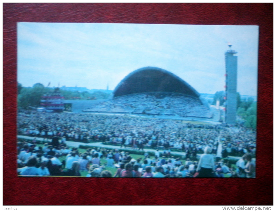 Song Festival Grounds - Tallinn - 1973 - Estonia USSR - unused - JH Postcards