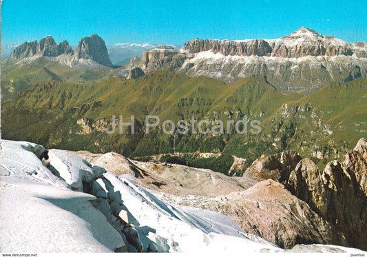 Dolomiti - Marmolada - Pian dei Fiacconi - Sassolungo - Cima Boe - Italy - unused - JH Postcards