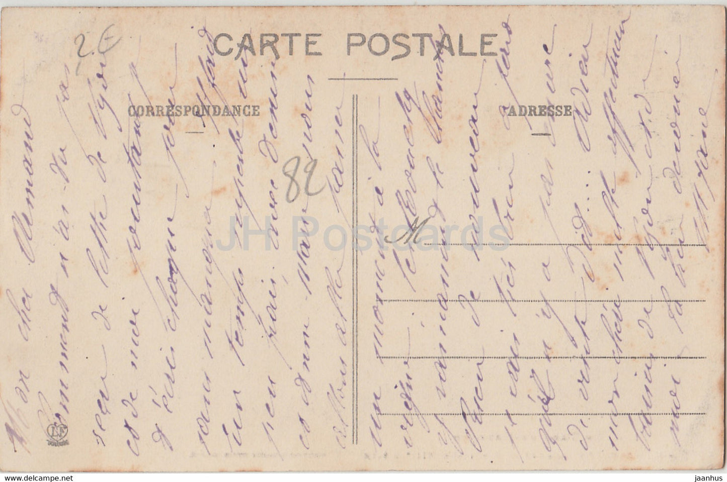 Le Tarn et Garonne - Le Clocher de St Pierre - 668 - alte Postkarte - Frankreich - gebraucht