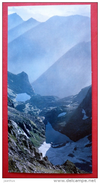 Ceske pleso and Zmrzle pleso - Tatra Mountains - Tatra Poetry - Czech Republic - Czechoslovakia - unused - JH Postcards