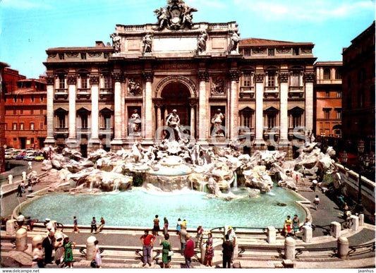 Roma - Rome - Fontana di Trevi - Trevi Fountain - 679 - 1970 - Italy - used - JH Postcards