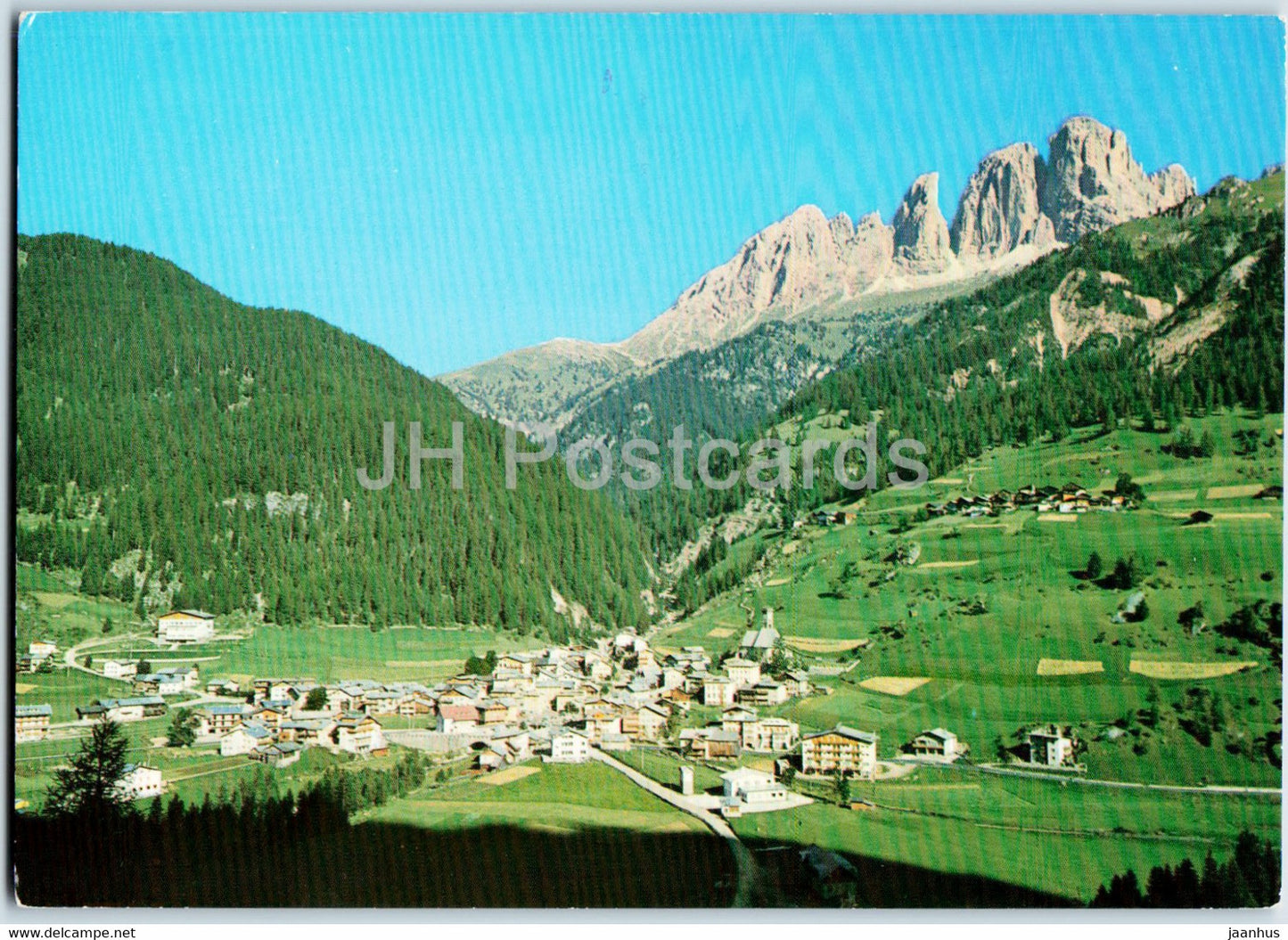 Val di Fassa - Trentino - Campitello - Sassolungo - 3178 m - Italy - unused - JH Postcards