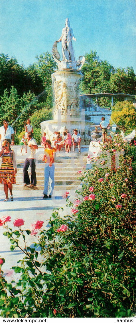 Sochi - Dendrarium - The Fairy Tale fountain - 1979 - Russia USSR - unused - JH Postcards