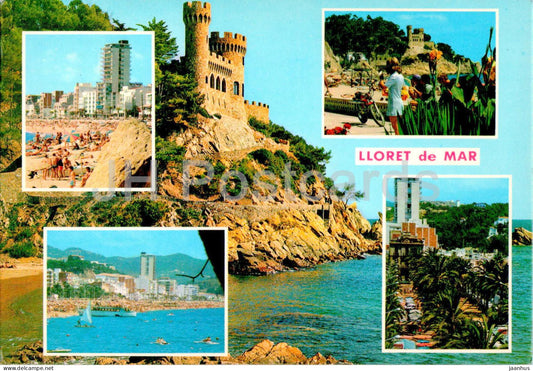 Costa Brava - Lloret de Mar - multiview - 686 - Spain - used - JH Postcards