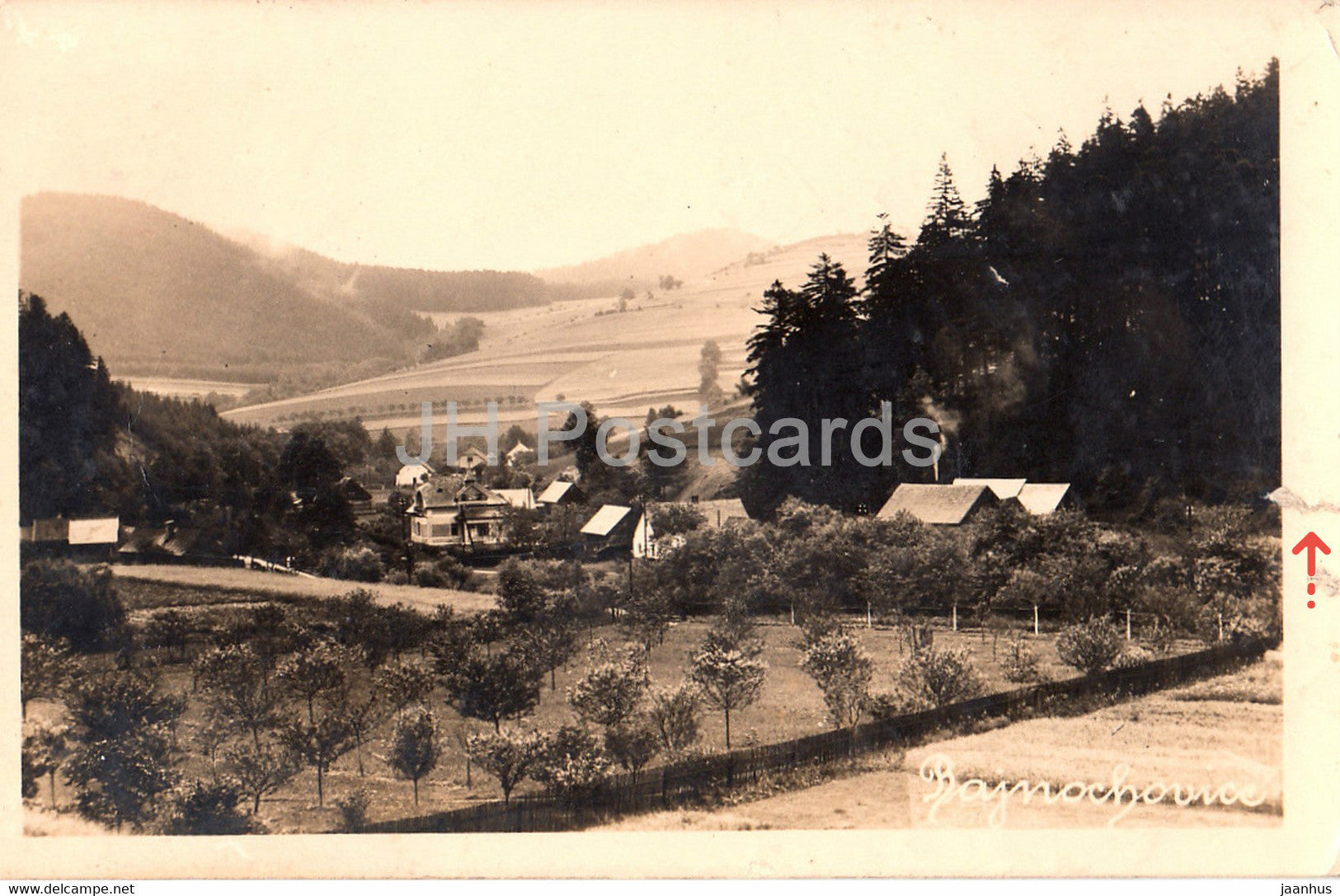 Rajnochovice - old postcard - Czech Republic - used - JH Postcards