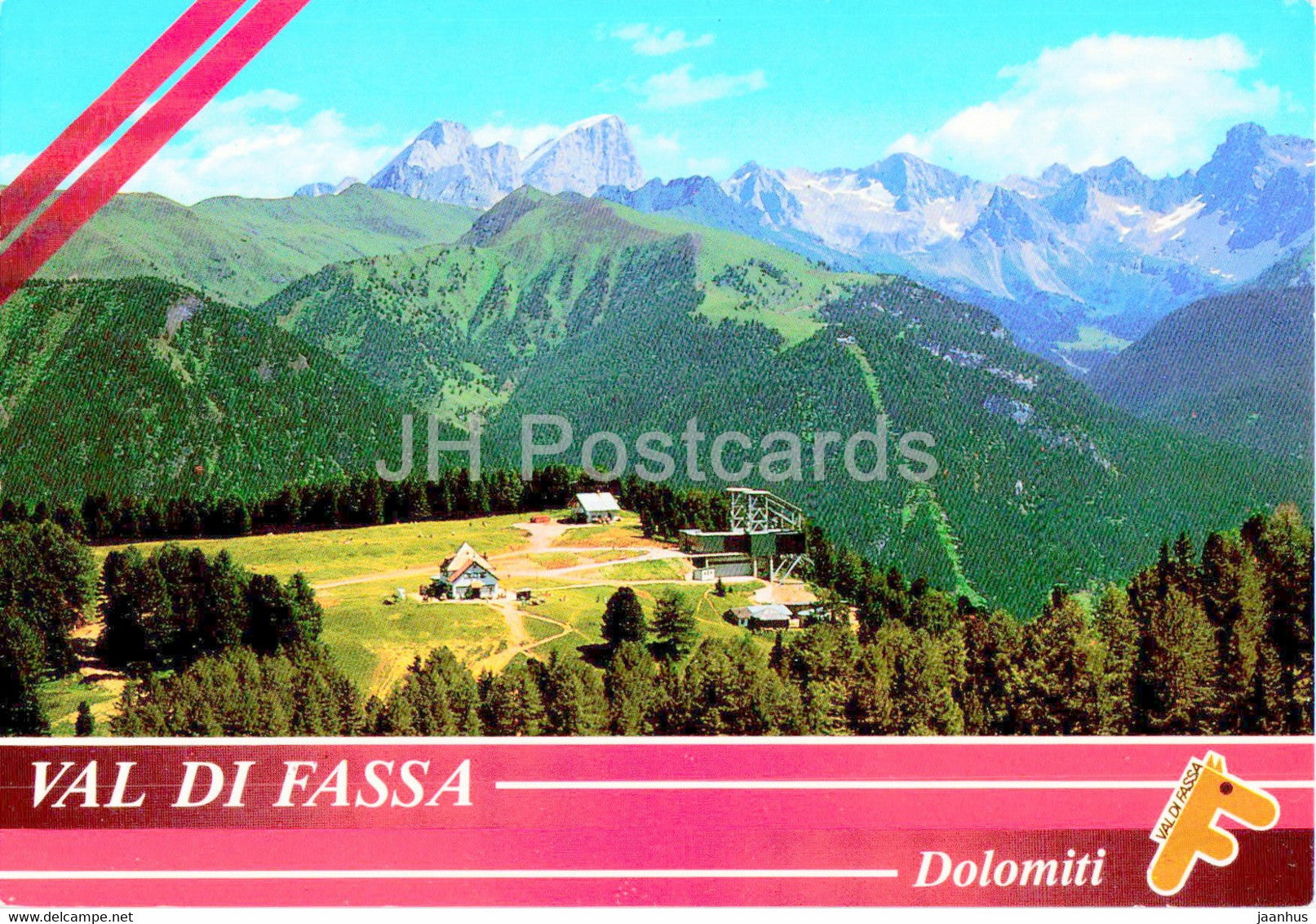 Val di Fassa - Ciampedie - Marmolada - Italy - used - JH Postcards