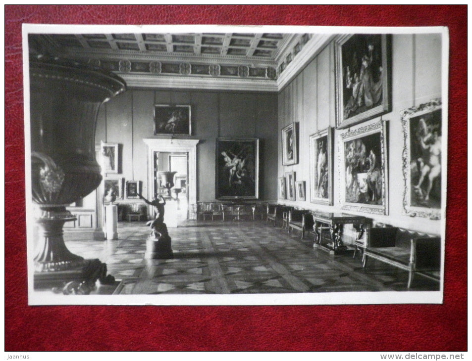 The State Hermitage Museum - Rubens Hall - Leningrad - St. Petersburg - old photo postcard - Russia USSR - unused - JH Postcards