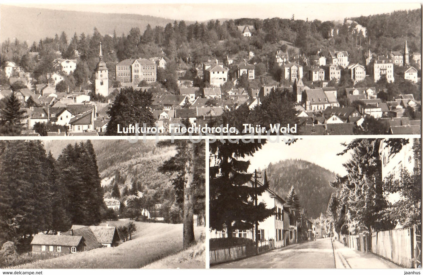 Luftkurort Friedrichroda - Thur Wald - 1964 - Germany DDR - used - JH Postcards