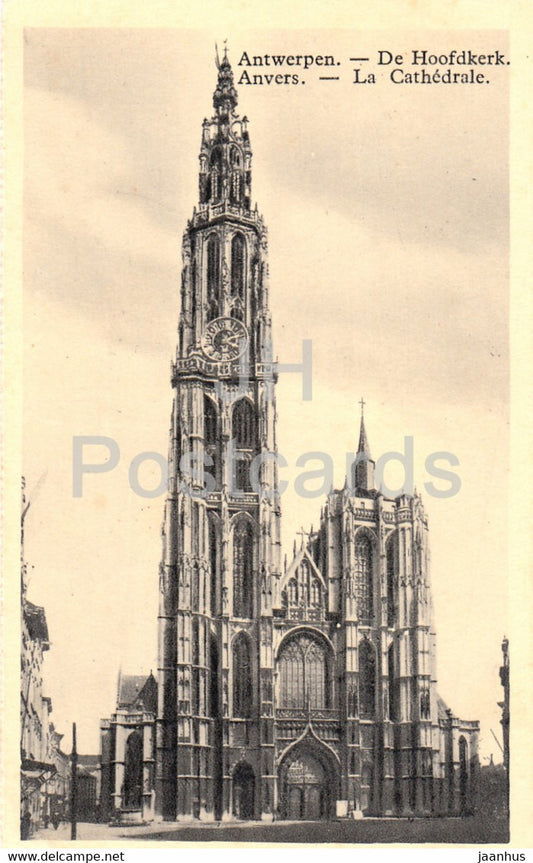 Anvers - Antwerpen - De Hoofdkerk - Le Cathedrale - old postcard - 1943 - Belgium - used - JH Postcards