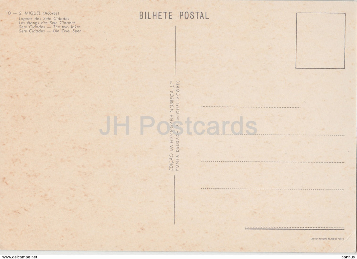 S Miguel - Acores - Lagoas das Sete Cidades - 16 - Portugal - inutilisé