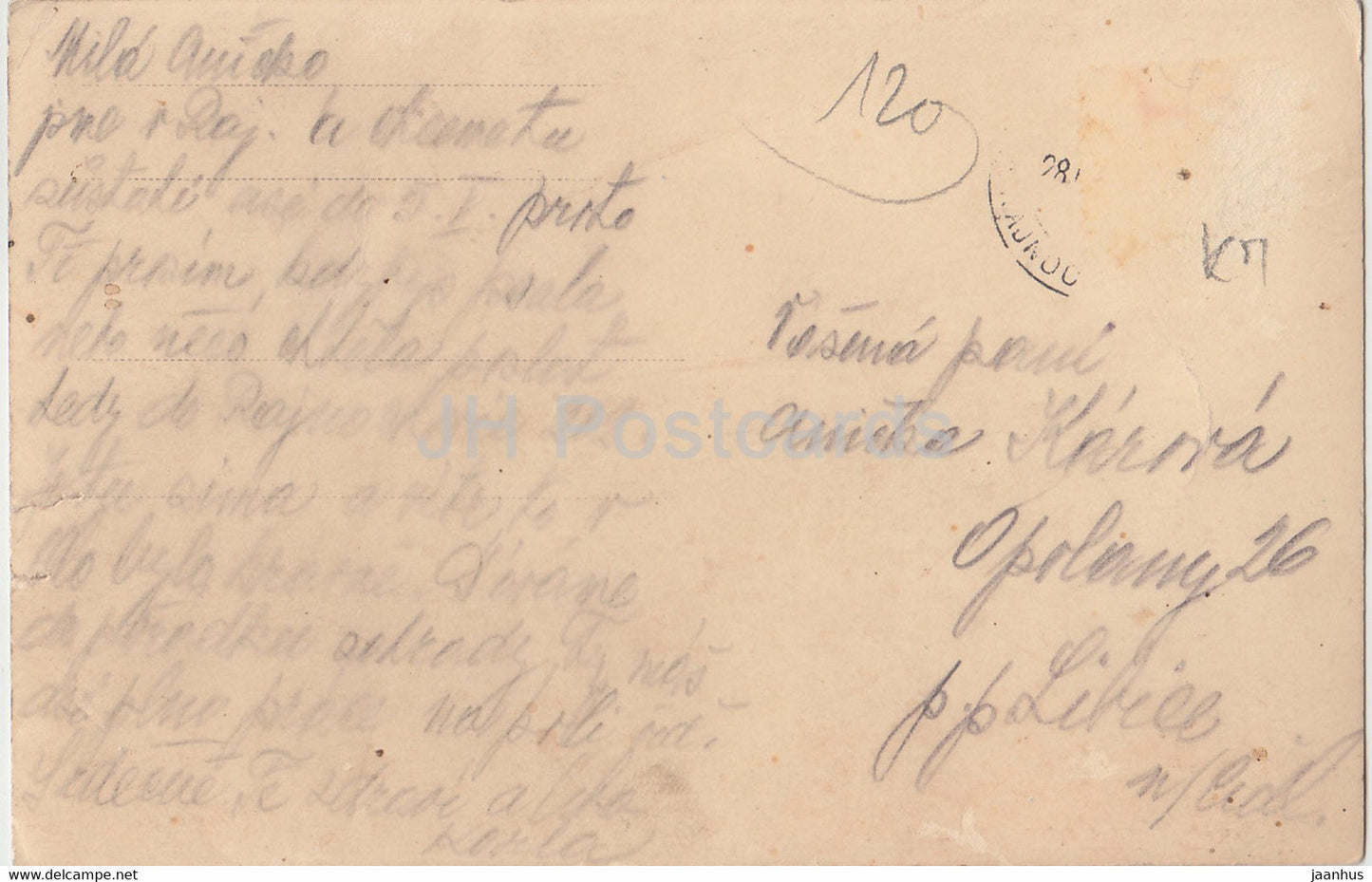 Rajnochovice - old postcard - Czech Republic - used