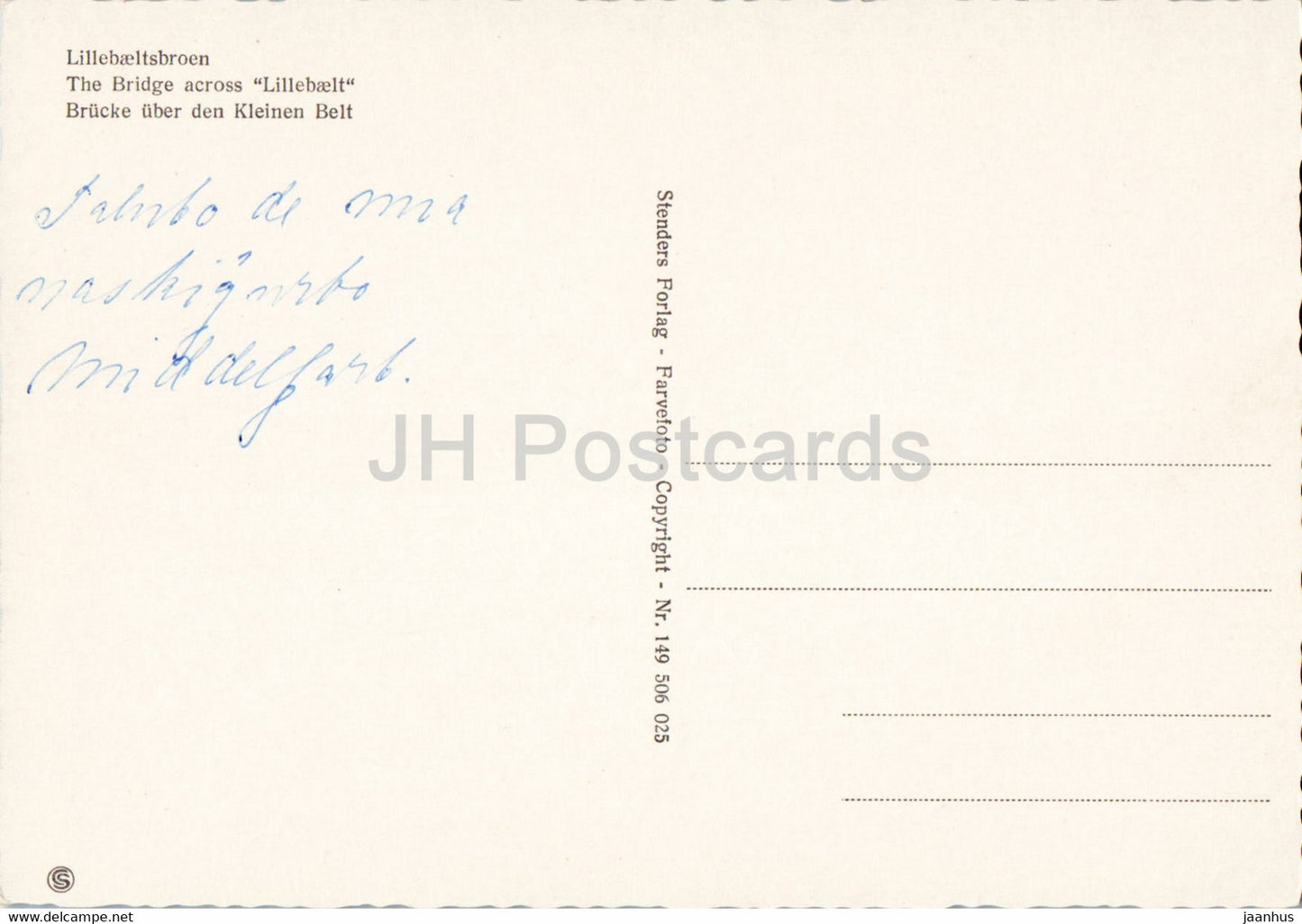 The Bridge across Lillebaelt - Denmark - used