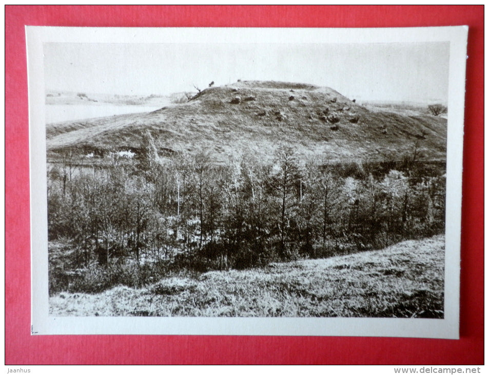 Paveisininkai Castle-Hill , Lazdijai district - Lithuanian Castle-Hills - Hillfort - 1967 - USSR Lithuania - unused - JH Postcards