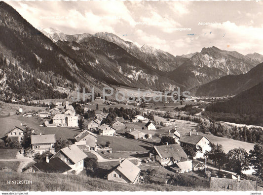 Hinterstein 865 m mit seiner herrlichen Bergwelt - 1965 - Germany - used - JH Postcards