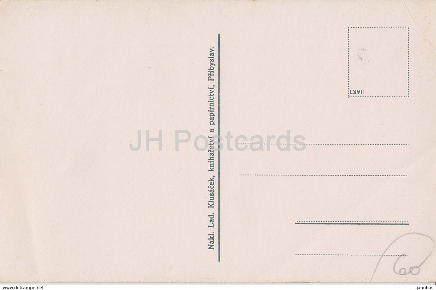 Pribyslav - Okresni dum - old postcard - Czech Republic - unused