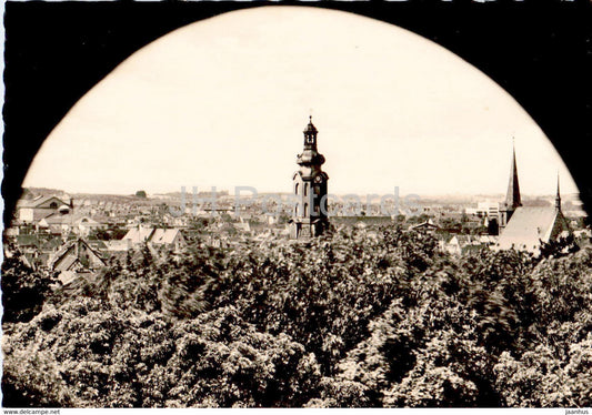 Weimar - Blick auf Schloss u Herderkirche - old postcard - Germany DDR - unused - JH Postcards