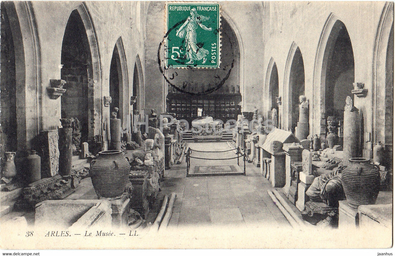 Arles - Le Musee - museum - 38 - old postcard - 1912 - France - used - JH Postcards
