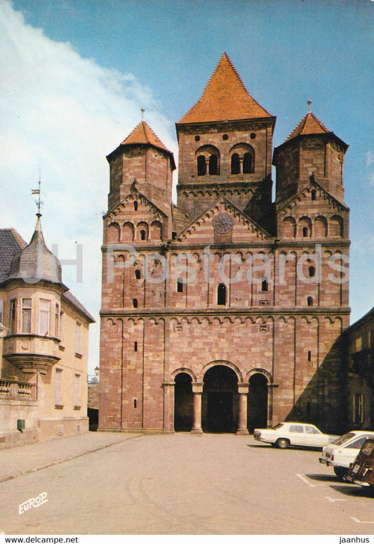 Marmoutier - L'Eglise Abbatiale - church - 67440 - 1979 - France - used - JH Postcards