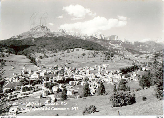 Val di Fassa - Moena 1200 - Catinaccio 2981 - 1963 - Italy - used - JH Postcards