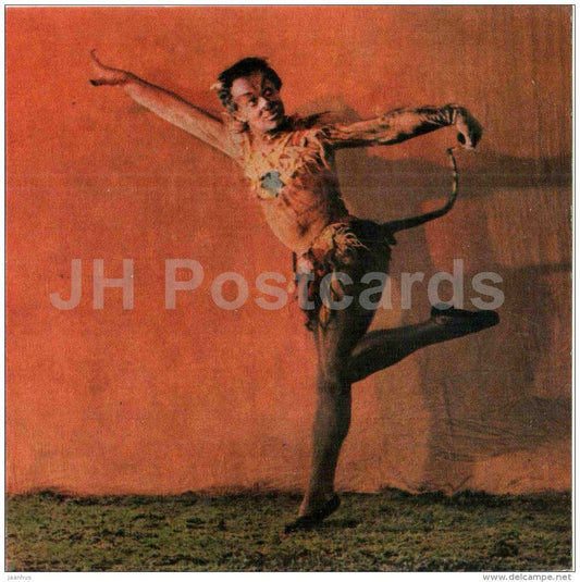 Kuts , V. Khrebtov - The Song of the Wood by Skorulsky - Ballet - 1968 - Ukraine USSR - unused - JH Postcards