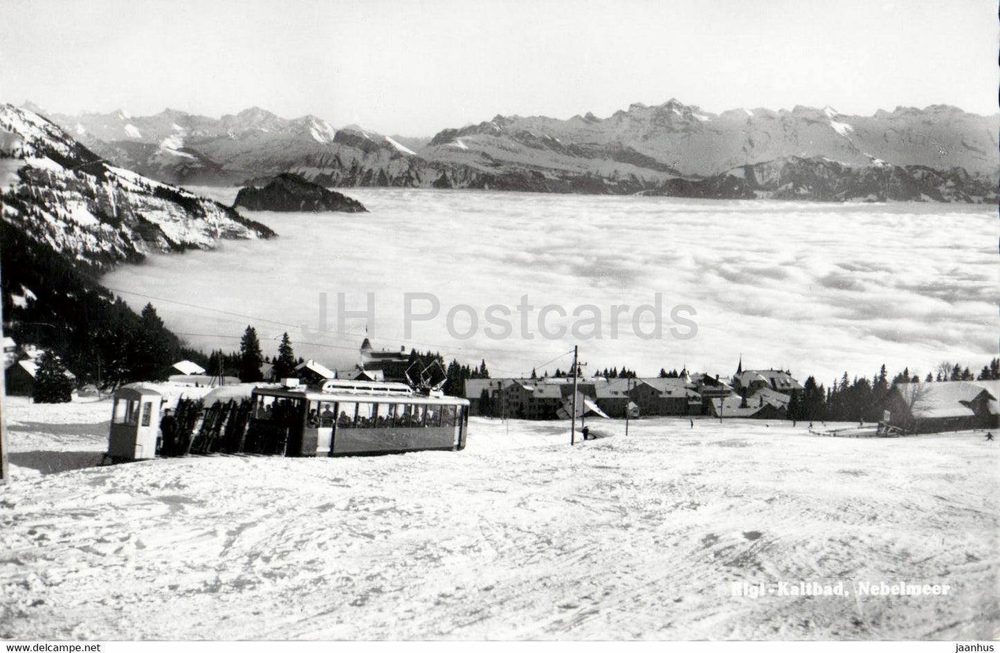 Rigi Kaltbad - Nebelmeer - railway - tram - 8901 - 1964 - Switzerland - used - JH Postcards