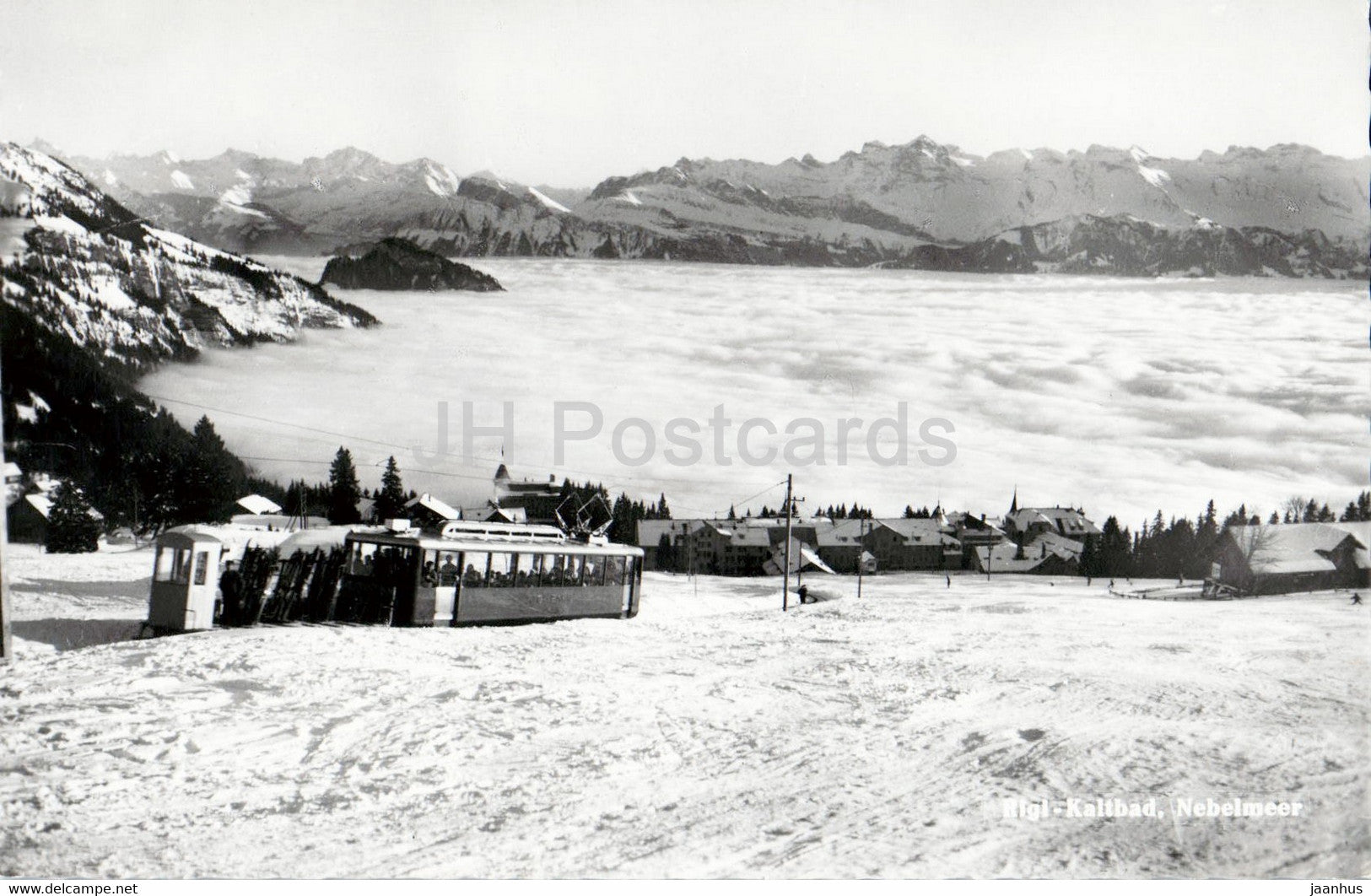 Rigi Kaltbad - Nebelmeer - railway - tram - 8901 - 1964 - Switzerland - used - JH Postcards