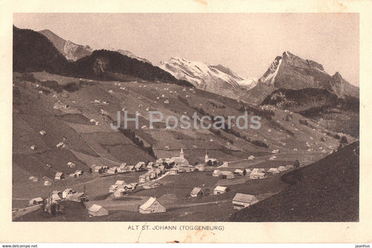 Alt St Johann - Toggenburg - 6790 - Feldpost - Infanterie Schulen old postcard - Switzerland - used - JH Postcards