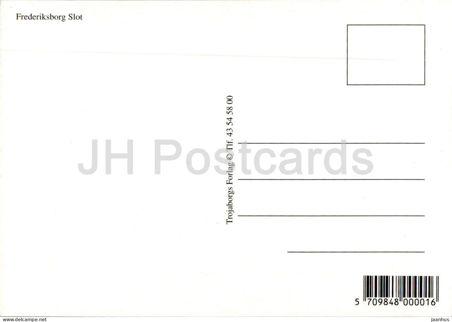 Frederiksborg Slot - castle - Denmark - unused