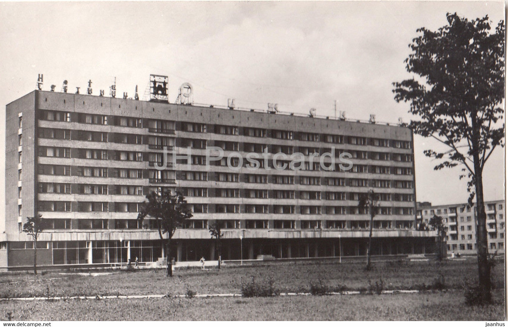 Pskov - hotel Rizhskaya (Riga) - 1982 - Russia USSR - unused - JH Postcards
