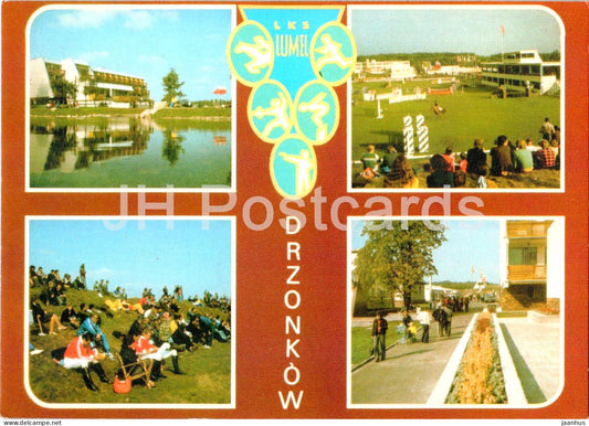 Drzonkow - Osrodek Piecioboju Nowoczesnego i Jezdziectwa LKS Lumel - Pentathlon - multiview - Poland - unused - JH Postcards