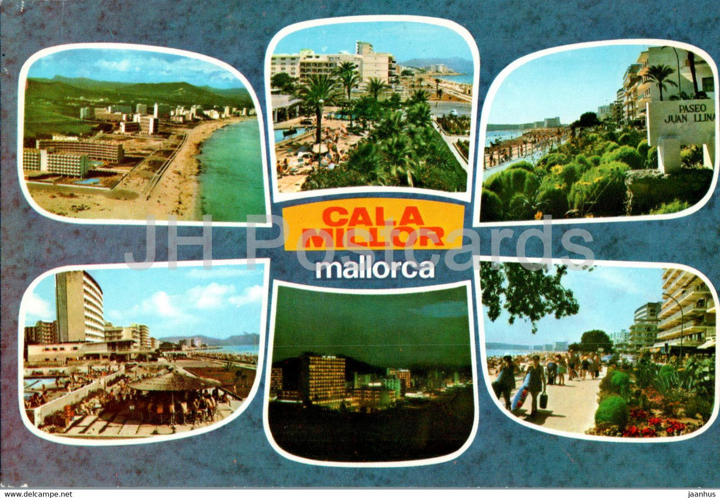 Cala Millor - Mallorca - multiview - 8066 - Spain - unused - JH Postcards