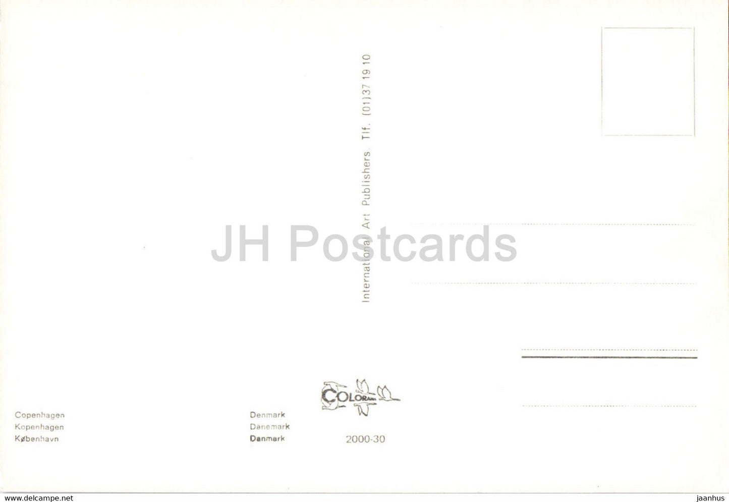 Copenhagen - Little Mermaid - anchor - multiview - 2000-30 - Denmark - unused