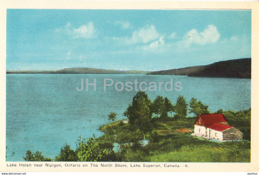 Lake Helen near Nipigon - Ontario on the North Shore - Lake Superior - 6 - Canada - unused - JH Postcards