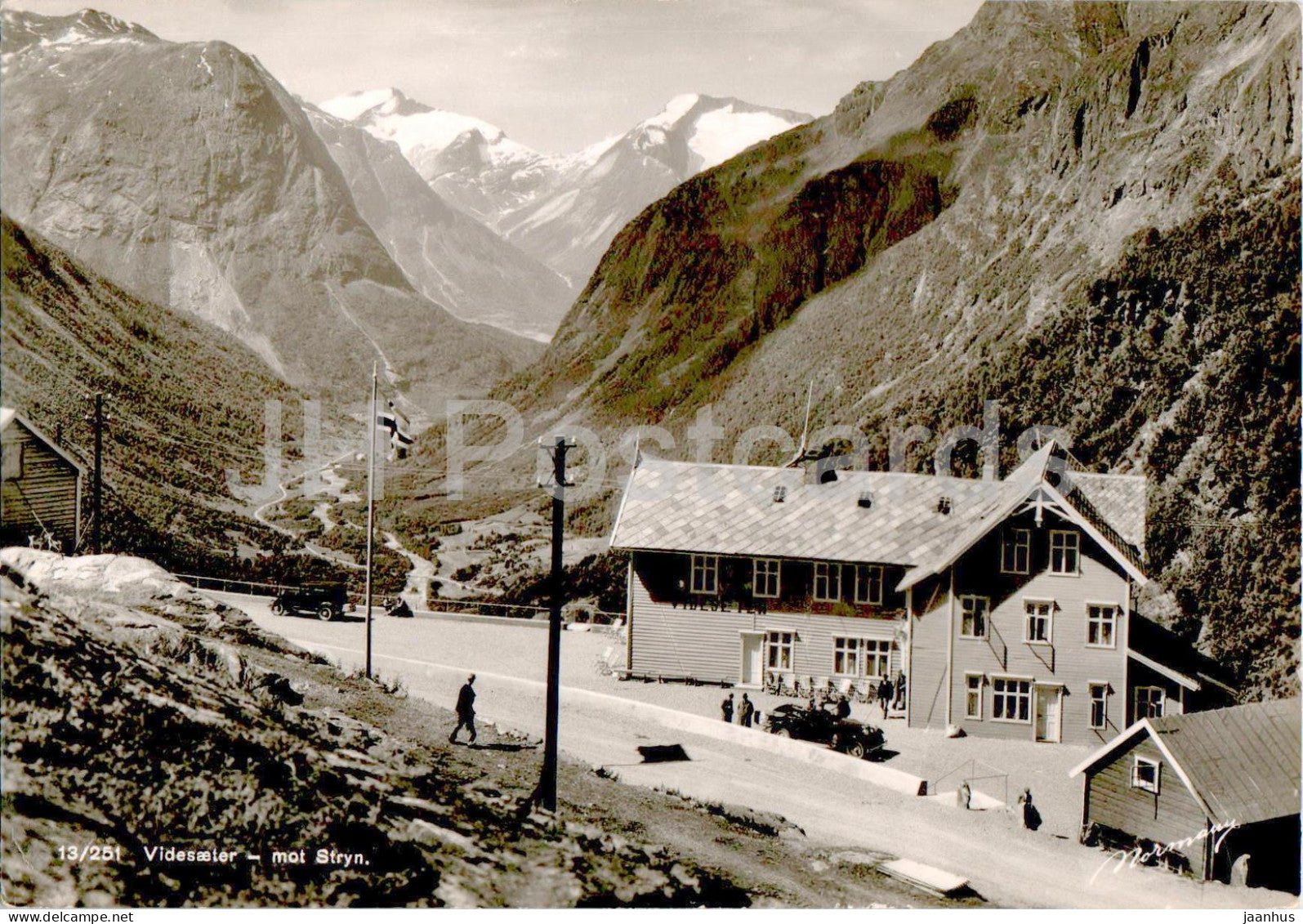 Videsaeter - mot Stryn - 13/251 - old postcard - 1953 - Norway - used