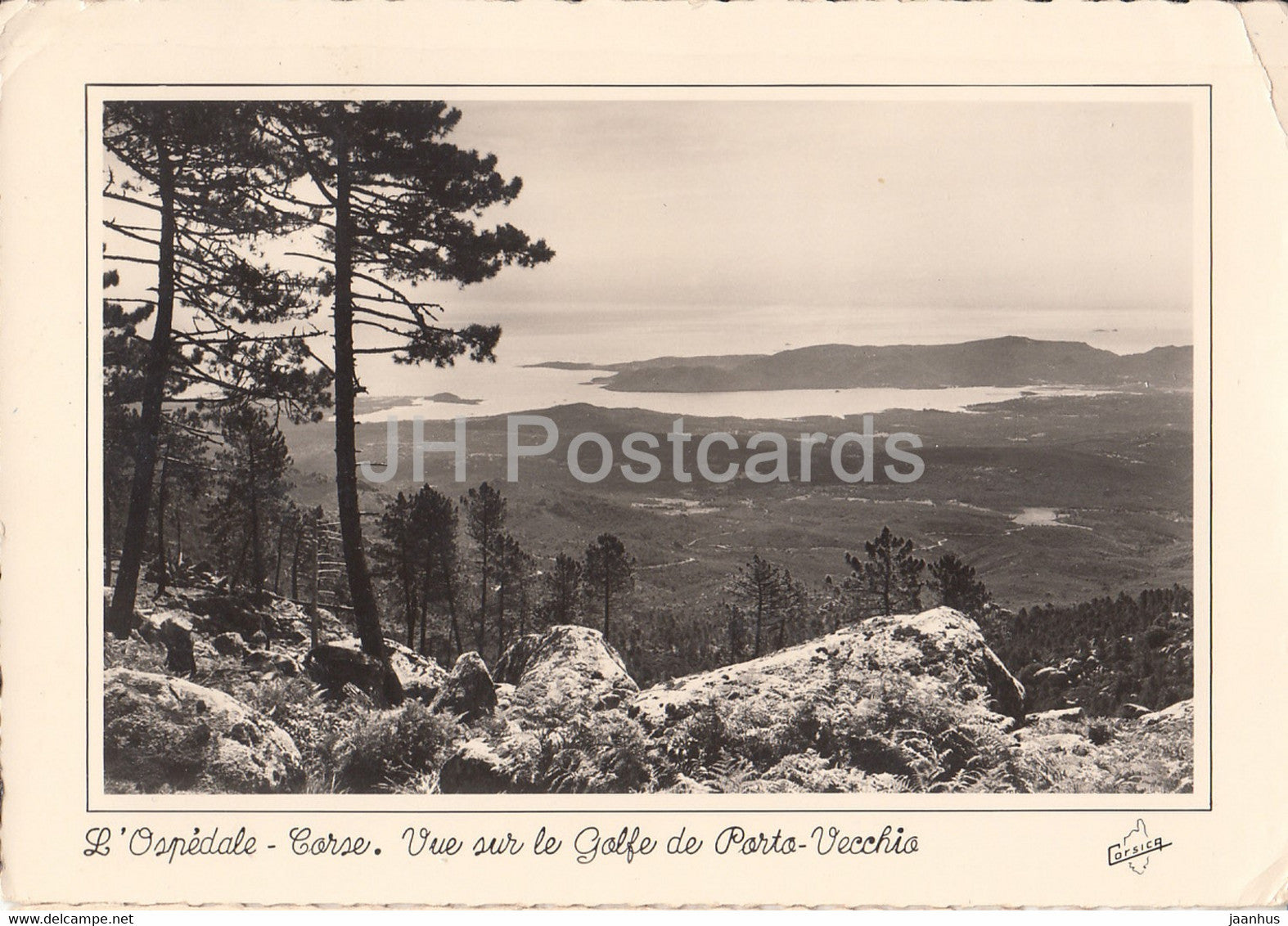 L'Ospedale - Corse - Vue sur le Golfe de Porto Vecchio - France - used - JH Postcards