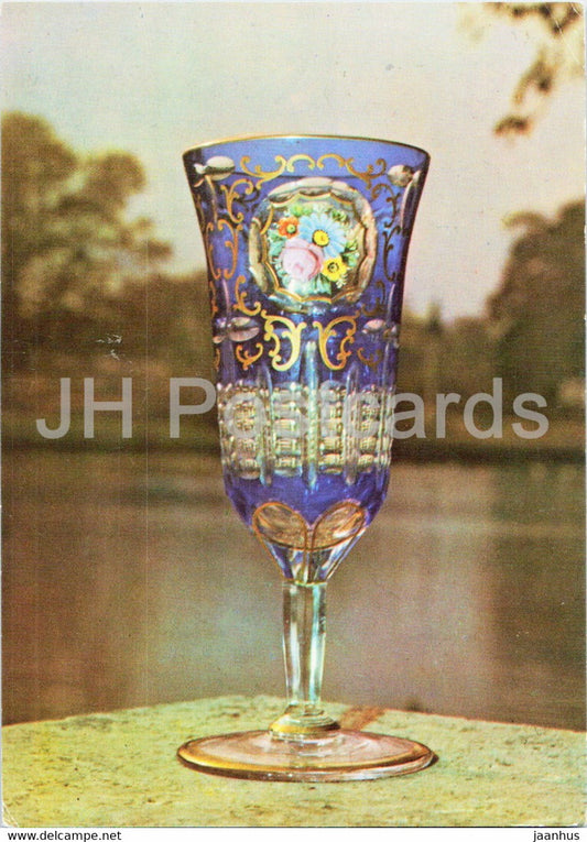 Blauer Vase - Germany DDR - unused - JH Postcards