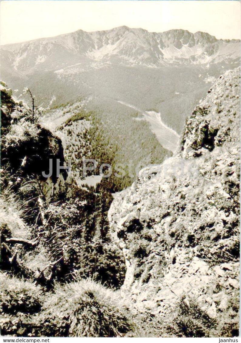 Nizke Tatry - Pohlad z Ohnista 1539 m - Dumbier 2045 m - Low Tatras - Slovakia - Czechoslovakia - used - JH Postcards