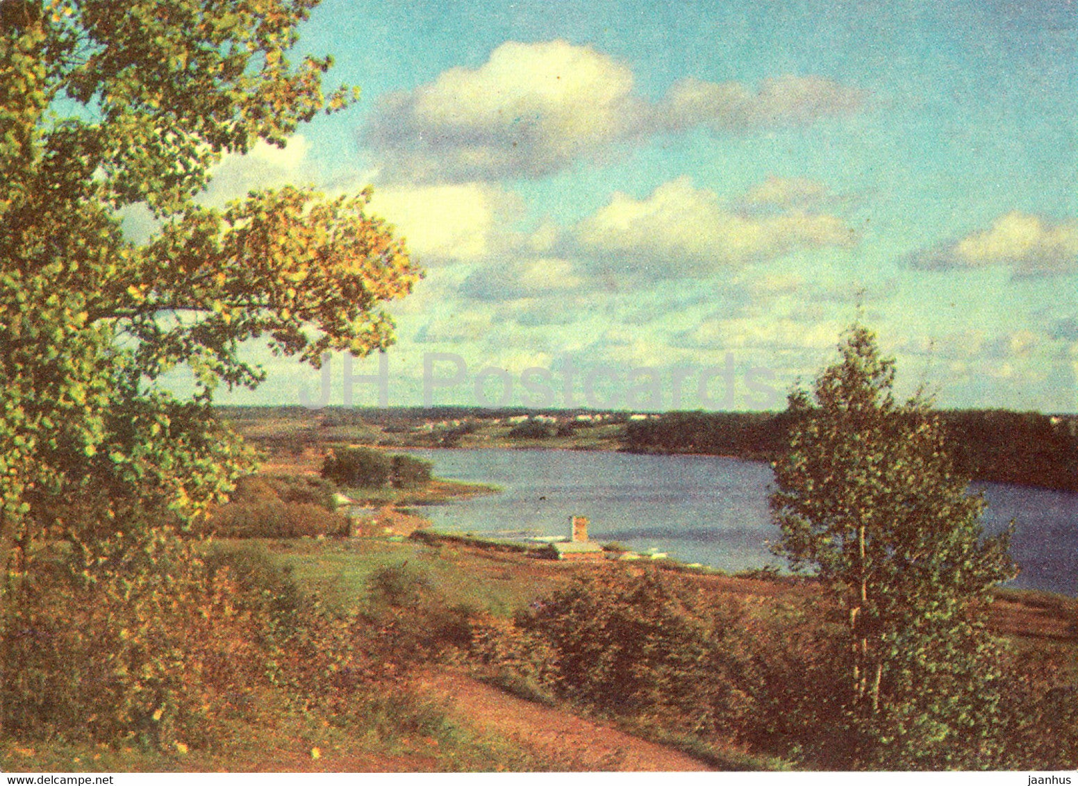 lake Viljandi - 1972 - Estonia USSR - unused - JH Postcards