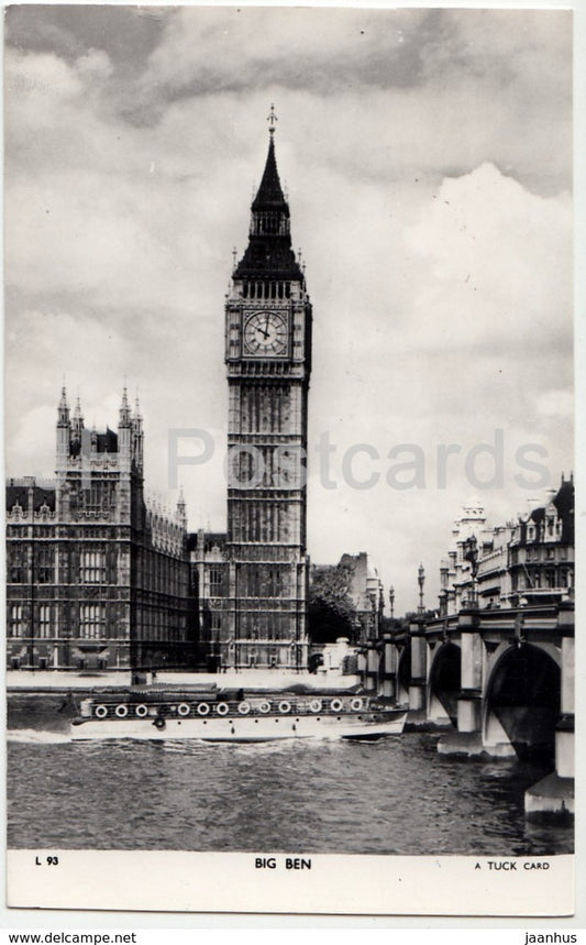 London - Big Ben - L 93 - United Kingdom - England - used - JH Postcards