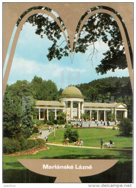 Marianske Lazne - Marienbad - Rudolf´s source - Czechoslovakia - Czech - used 1974 - JH Postcards