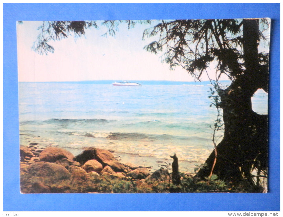 Onega lake - Karelia - Karjala - 1965 - Russia USSR - unused - JH Postcards