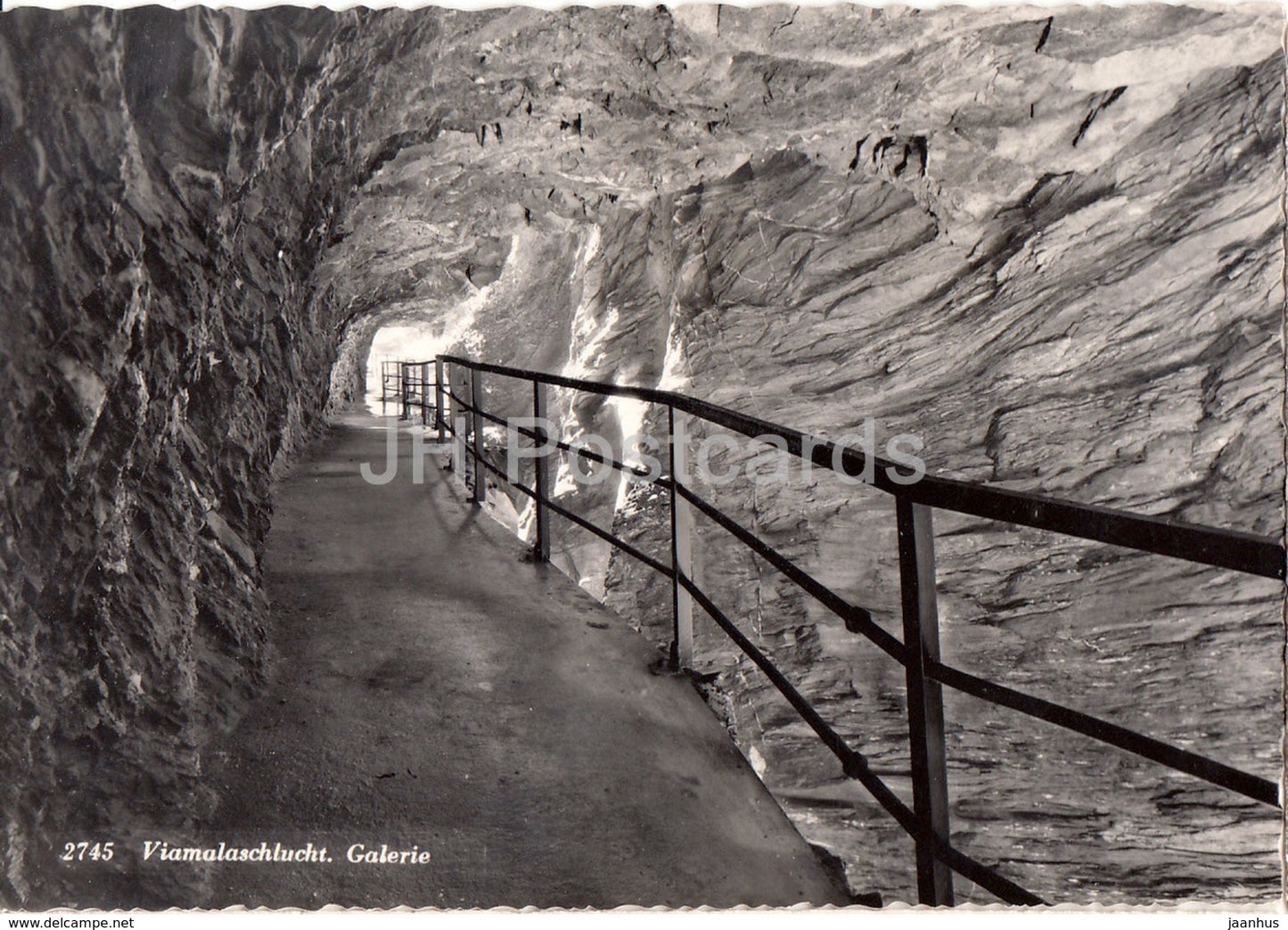 Viamalaschlucht Galerie - 2745 - Switzerland - unused - JH Postcards