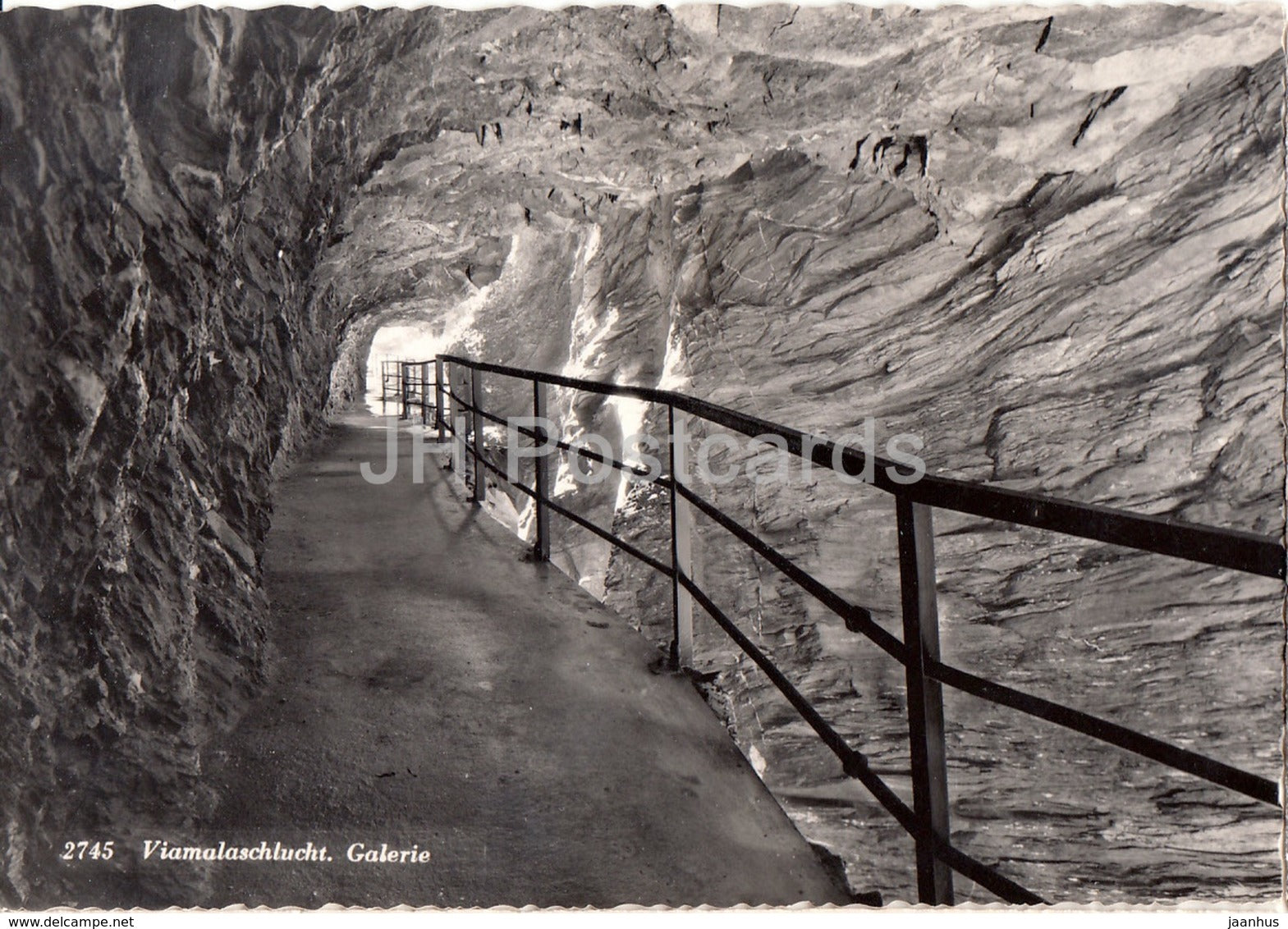 Viamalaschlucht Galerie - 2745 - Switzerland - unused - JH Postcards