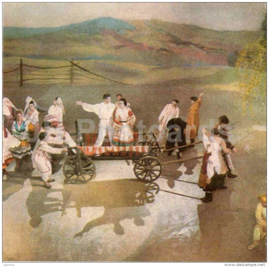 Wedding - The Song of the Wood by Skorulsky - Ballet - 1968 - Ukraine USSR - unused - JH Postcards