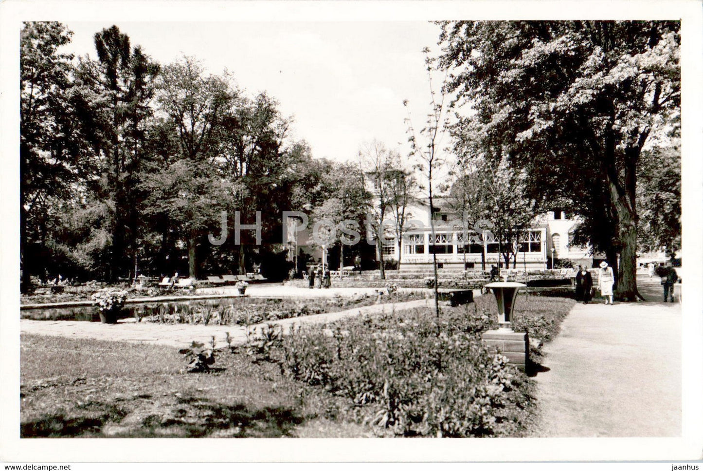 Bad Munster am Stein - Kurgarten - Germany - unused - JH Postcards