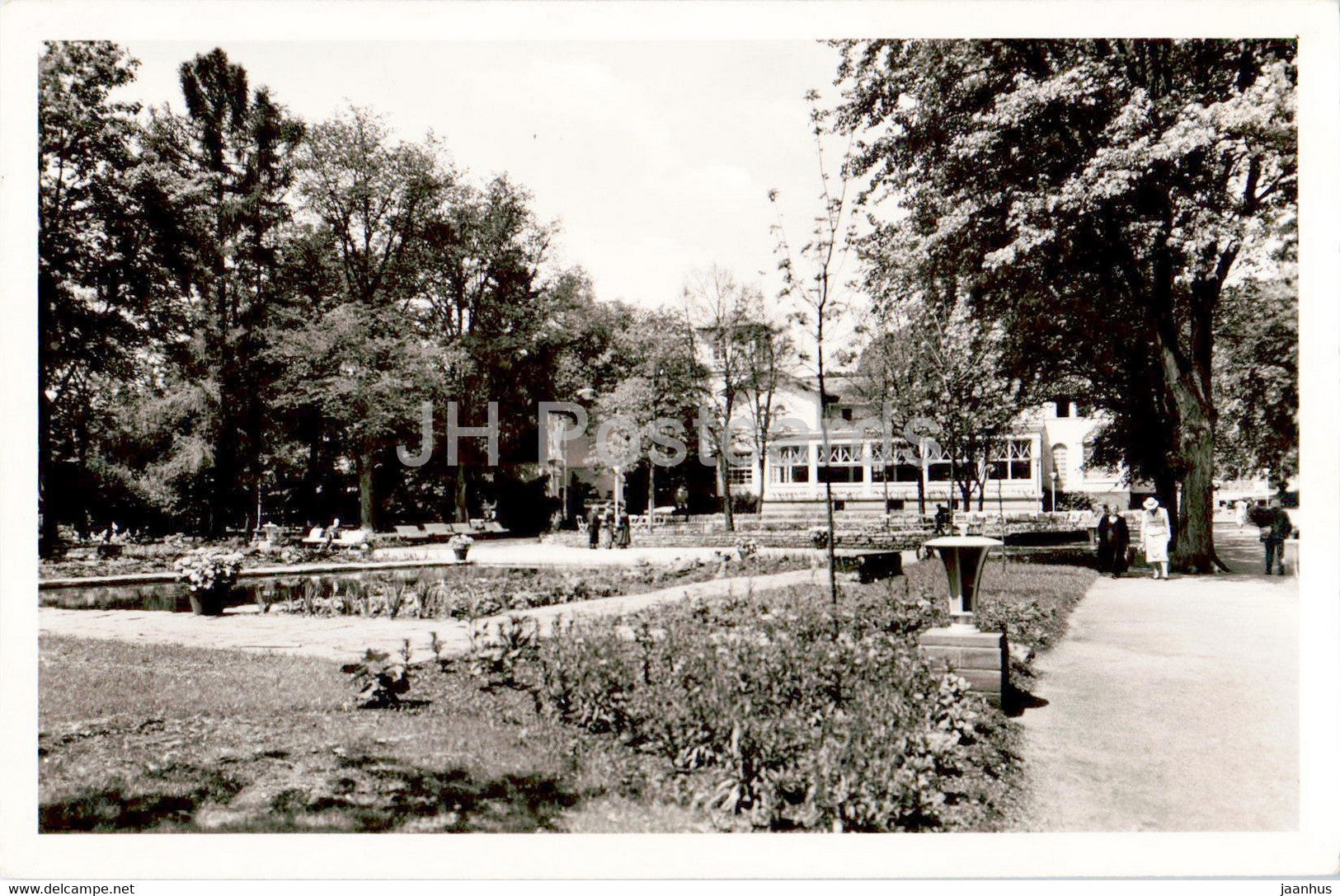 Bad Munster am Stein - Kurgarten - Germany - unused - JH Postcards