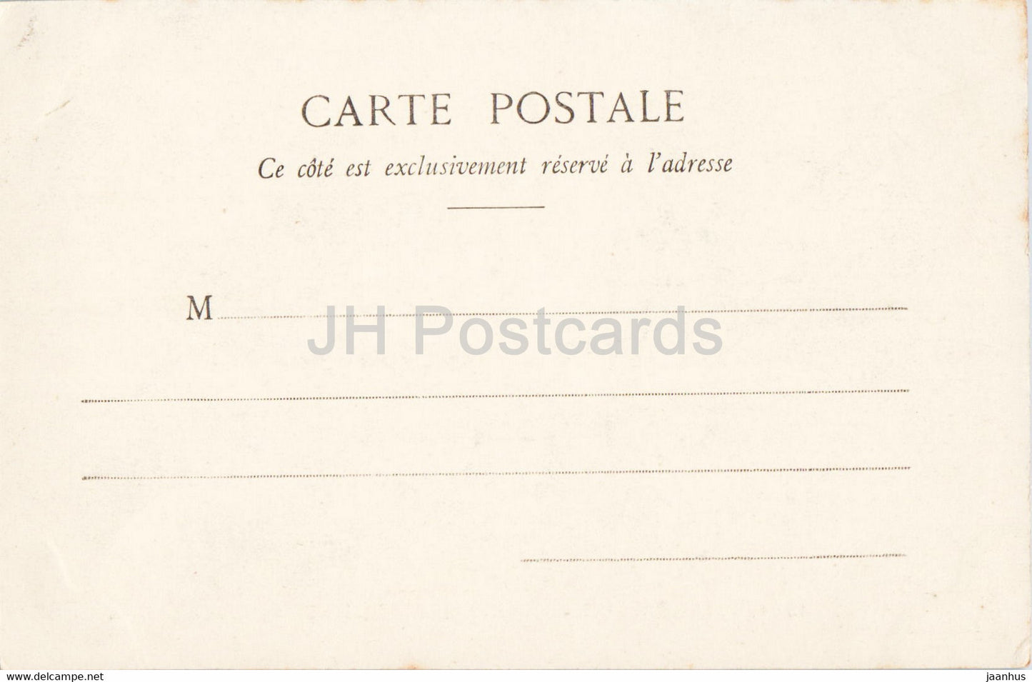 Marseille - Rue Noailles et Allees de Meillans - horse carriage - 1864 - old postcard - France - unused